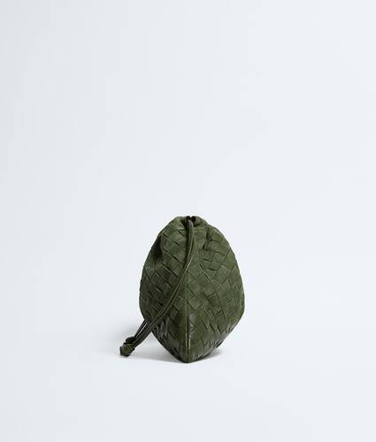Women's Dustbag in Green tweed Bottega Veneta Greece EN - Image 4