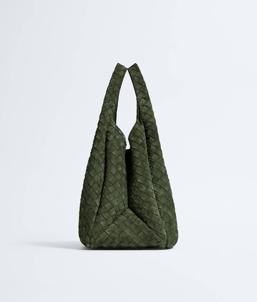 Gro&szlig;e Campana f&uuml;r Damen in Green tweed Bottega Veneta Deutschland DE - Image 4