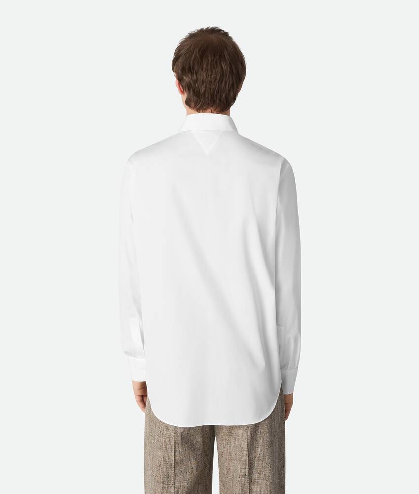 Display a large version of the product image 3 - Poplin Plastron Shirt