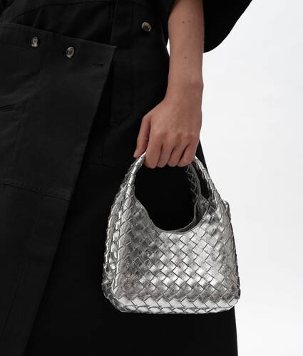 Women's Baby Campana in Silver Bottega Veneta Taiwan EN - Image 5