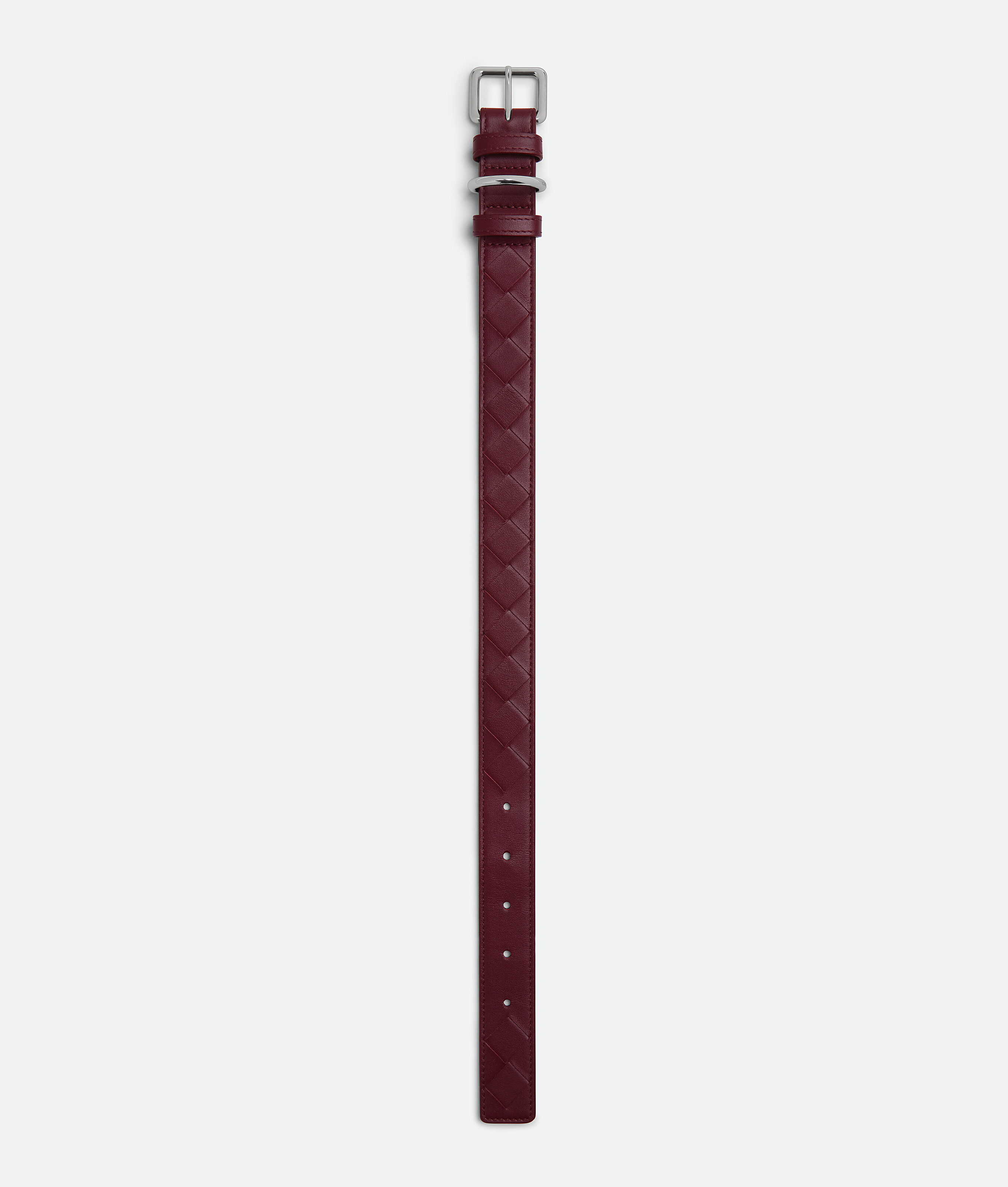 Medium Intrecciato Dog Collar in Barolo Bottega Veneta Luxembourg EN - Image 2