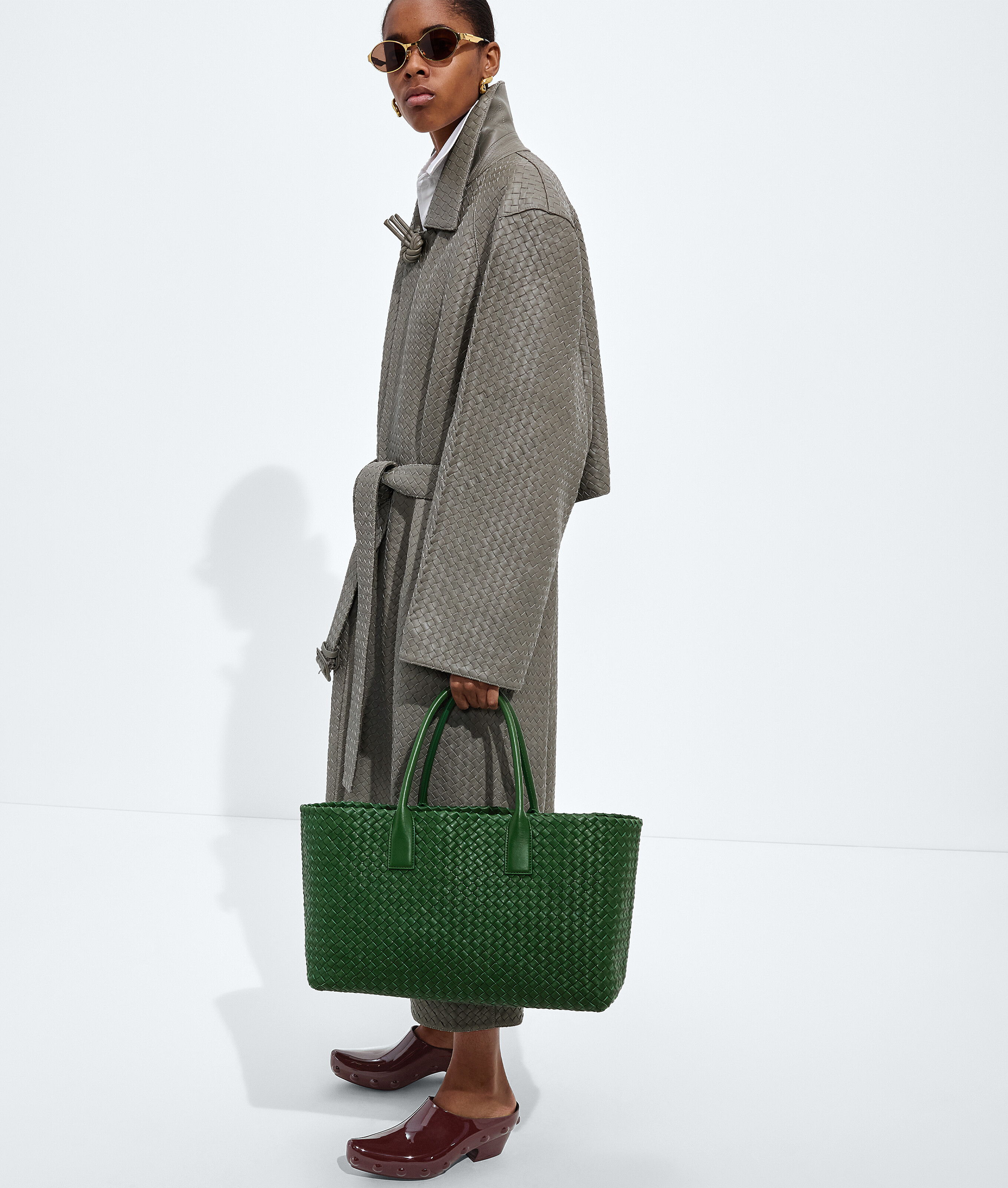 Women's Cabat in Basil Bottega Veneta Luxembourg EN - Image 2