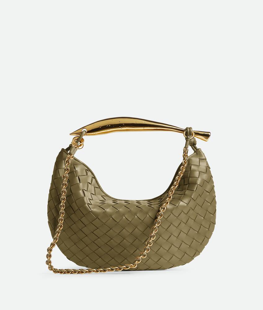 Women's Sardine Chain in Algae Bottega Veneta United Kingdom EN - Image 5