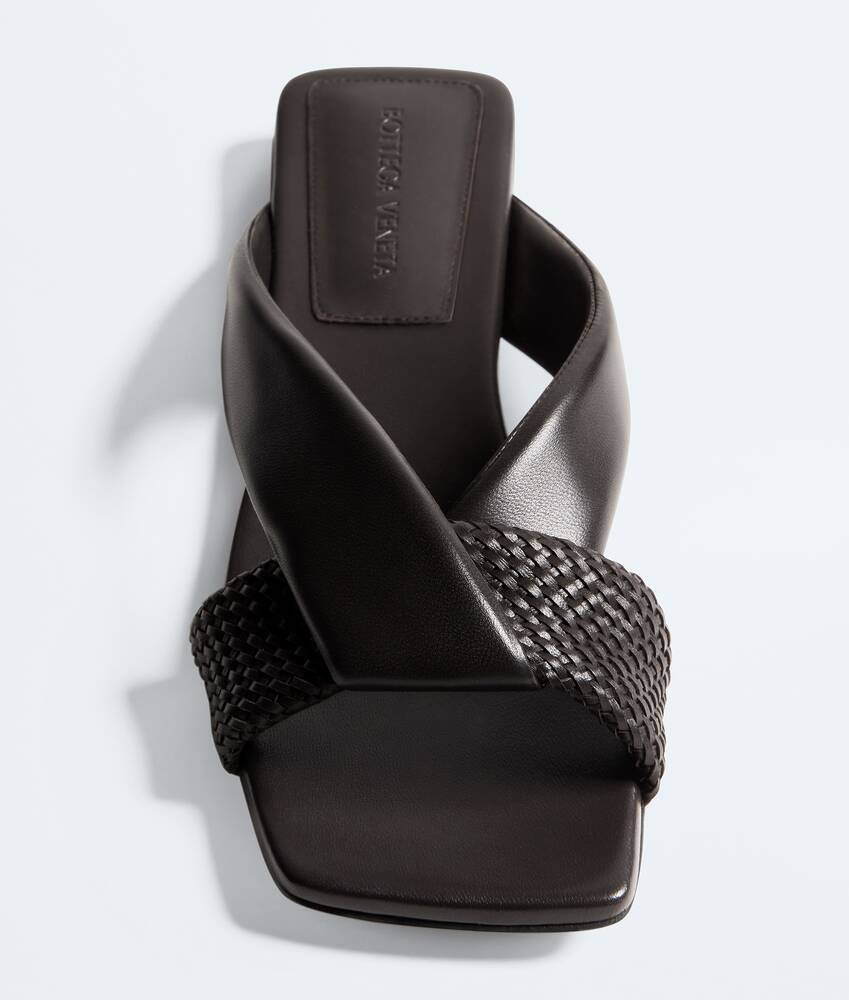 Women's Riva Flat Mule in Espresso Bottega Veneta Spain EN - Image 4