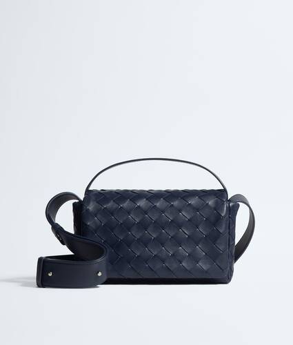 Mini borsa Intrecciato con patta da Uomo in Petroleum Bottega Veneta Italia IT - Image 1