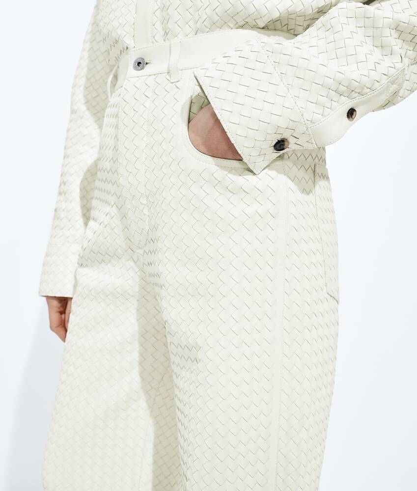 Display a large version of the product image 4 - Small Intrecciato Leather Pants