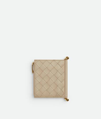 Kleines Solstice Bi-Fold Portemonnaie f&uuml;r Damen in Ecru Bottega Veneta &Ouml;sterreich DE - Image 3