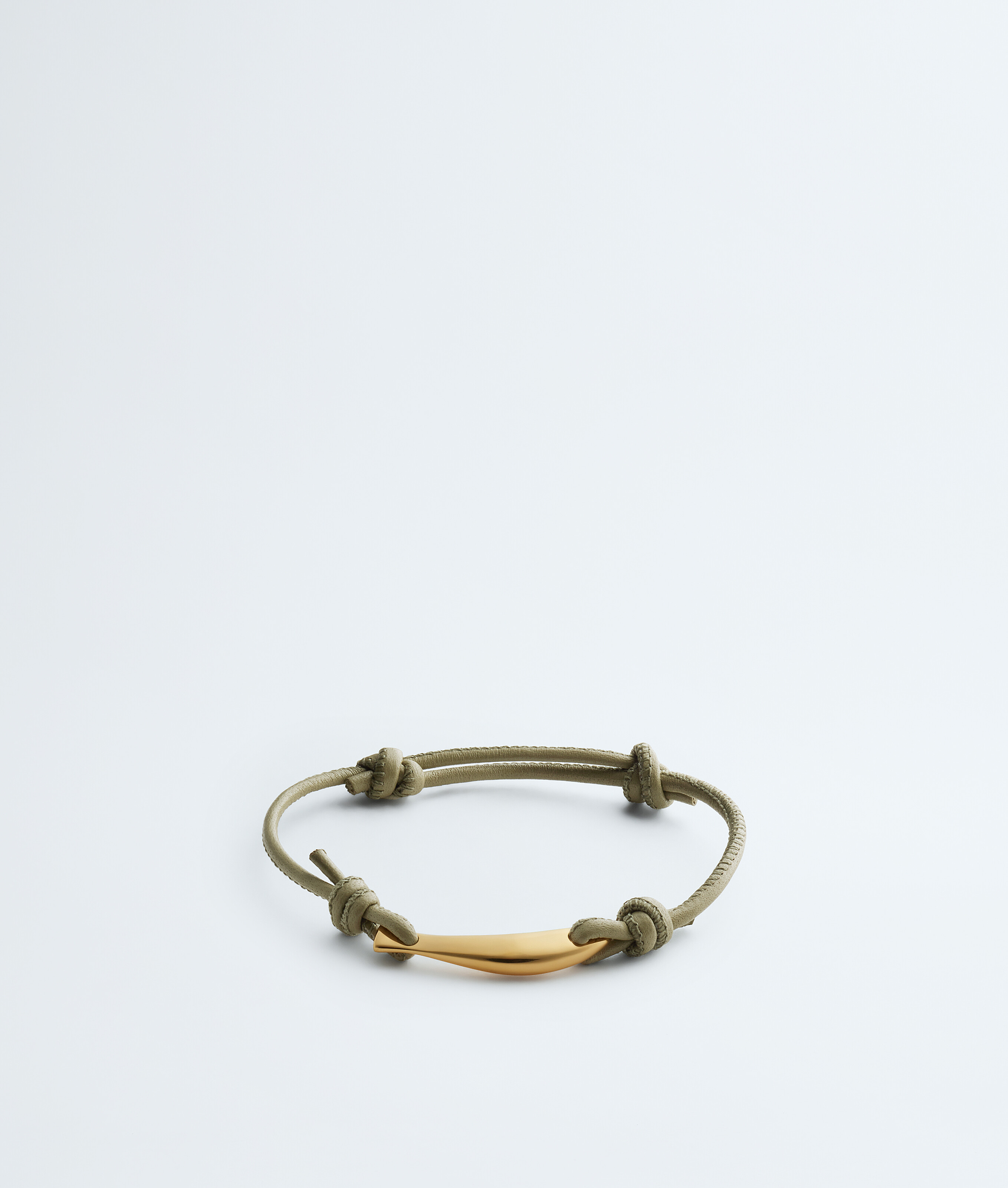 Women's Sardine Leather Bracelet in Travertine | Bottega Veneta US