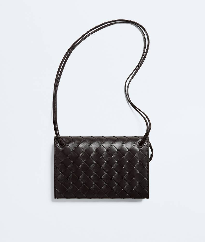 Women's Andiamo Pouch On Strap in Espresso Bottega Veneta United Kingdom EN - Image 4