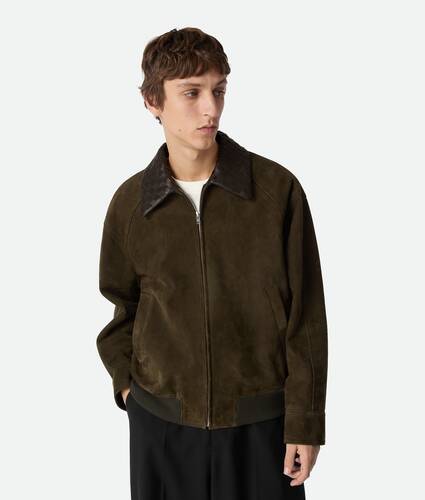 Suede Leather Blouson
