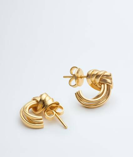 Pendientes Knot para Mujer en Yellow gold Bottega Veneta M&eacute;xico ES - Image 4