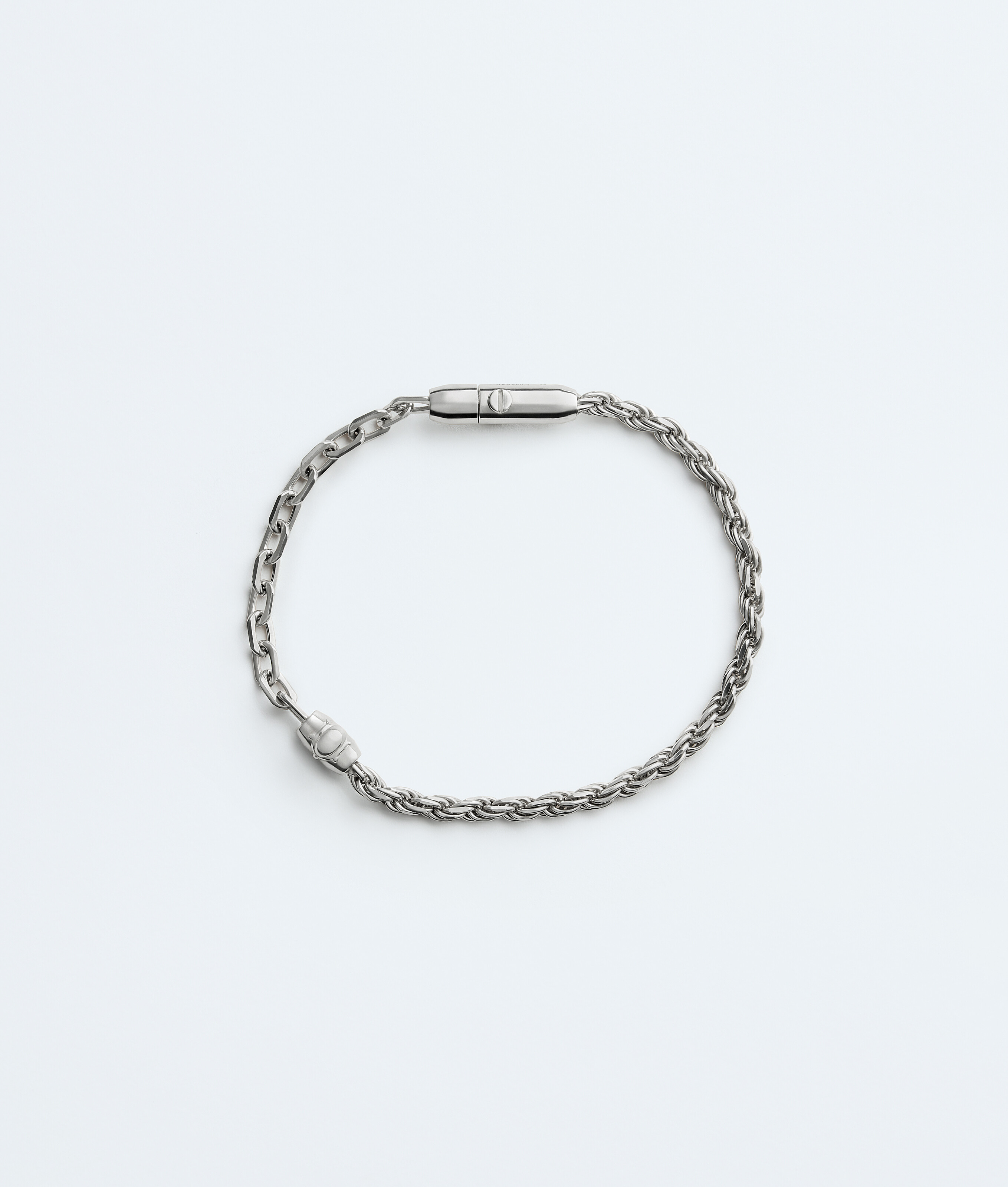 Men's Chain Bracelet in Silver Bottega Veneta Luxembourg EN - Image 3