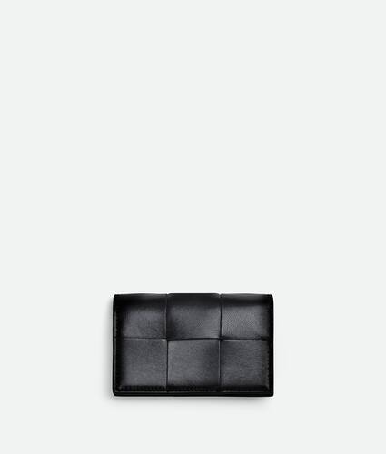 Tarjetero para tarjetas de visita Cassette para Mujer en Black Bottega Veneta M&eacute;xico ES - Image 1