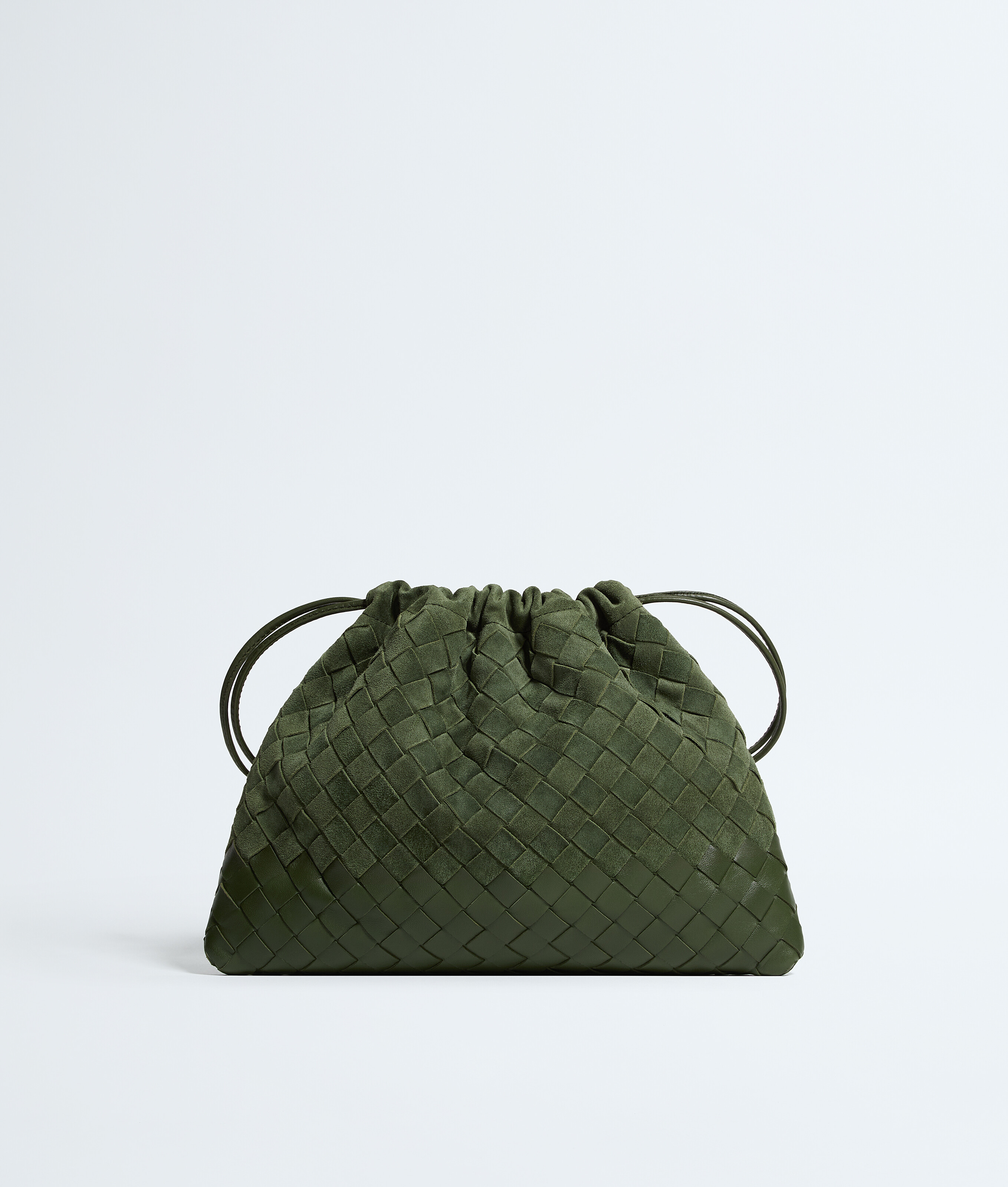 Women's Dustbag in Green tweed | Bottega Veneta FI