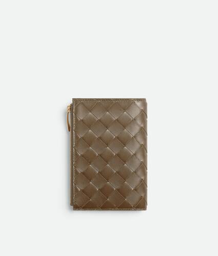 Women's Intrecciato Medium Bi-Fold Wallet in Pinecone Bottega Veneta Switzerland EN - Image 3