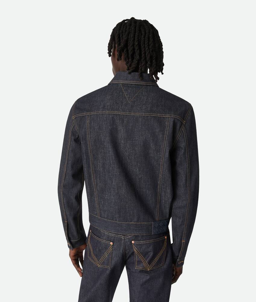 Display a large version of the product image 3 - Raw Indigo Denim Jacket