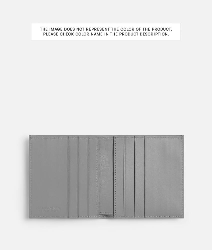 Men's Intrecciato Slim Bi-Fold Wallet in Midnight blue Bottega Veneta Taiwan EN - Image 2