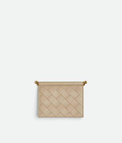 &Eacute;tui pour cartes de visite Solstice pour Femme en Ecru Bottega Veneta Monaco FR - Image 1