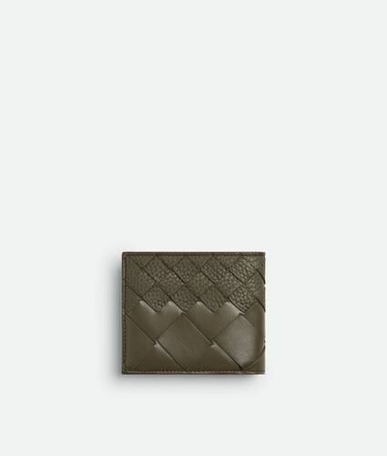 Men's Intrecciato Bi-Fold Wallet With Coin Purse in Cypress Bottega Veneta Norway EN - Image 3