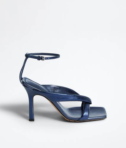 Women's Riva Strap Sandal in Space blue Bottega Veneta Malaysia EN - Image 1