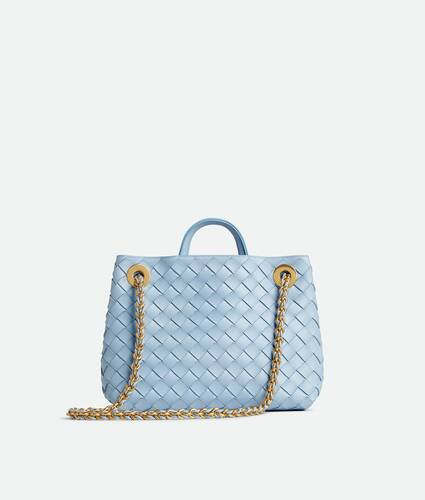 Women's Small Andiamo Chain in Ice Bottega Veneta United States EN - Image 5