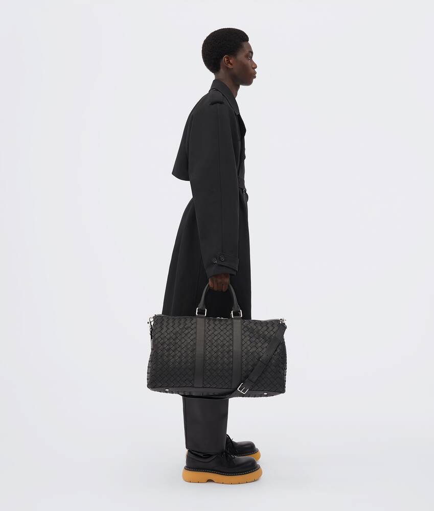 Men's Intrecciato Duffle in Black Bottega Veneta United States EN - Image 5