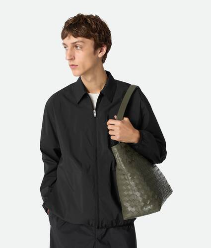 Small Intrecciato Zipped Tote