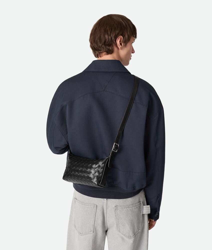 Bottega Veneta® Men's Traveler Phone Pouch in Black. Shop