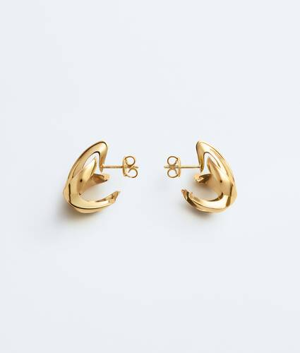 Ela's Brincos Drop em Yellow gold Bottega Veneta Brasil PT - Image 1