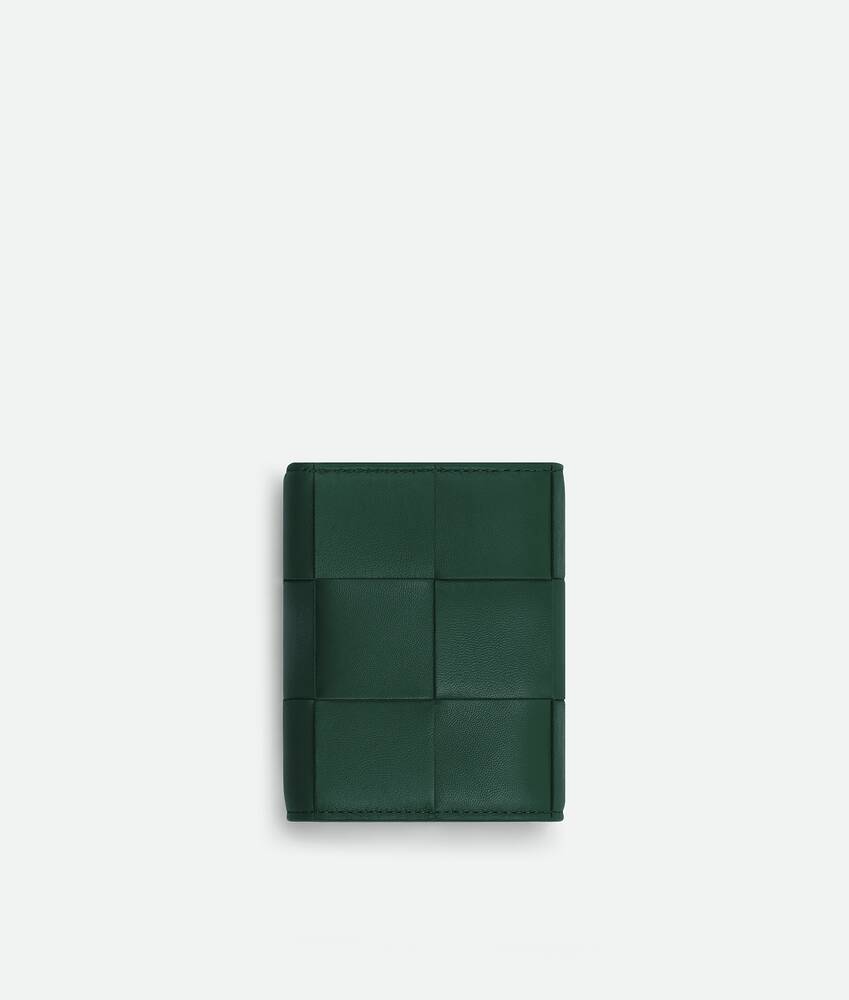 Women's Cassette Tri-Fold Wallet in Emerald green Bottega Veneta Hong Kong SAR China EN - Image 3