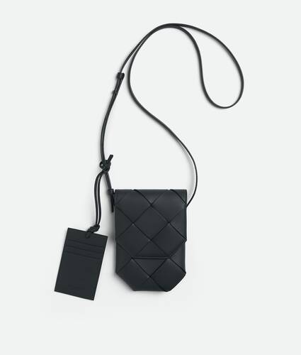 Men's Diago Phone Pouch in Ardoise/ice Bottega Veneta United Arab Emirates EN - Image 1