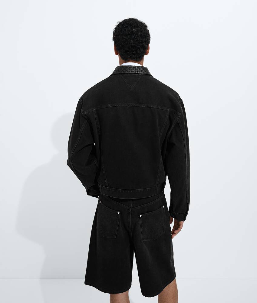 Display a large version of the product image 3 - Faded Black Denim Jacket