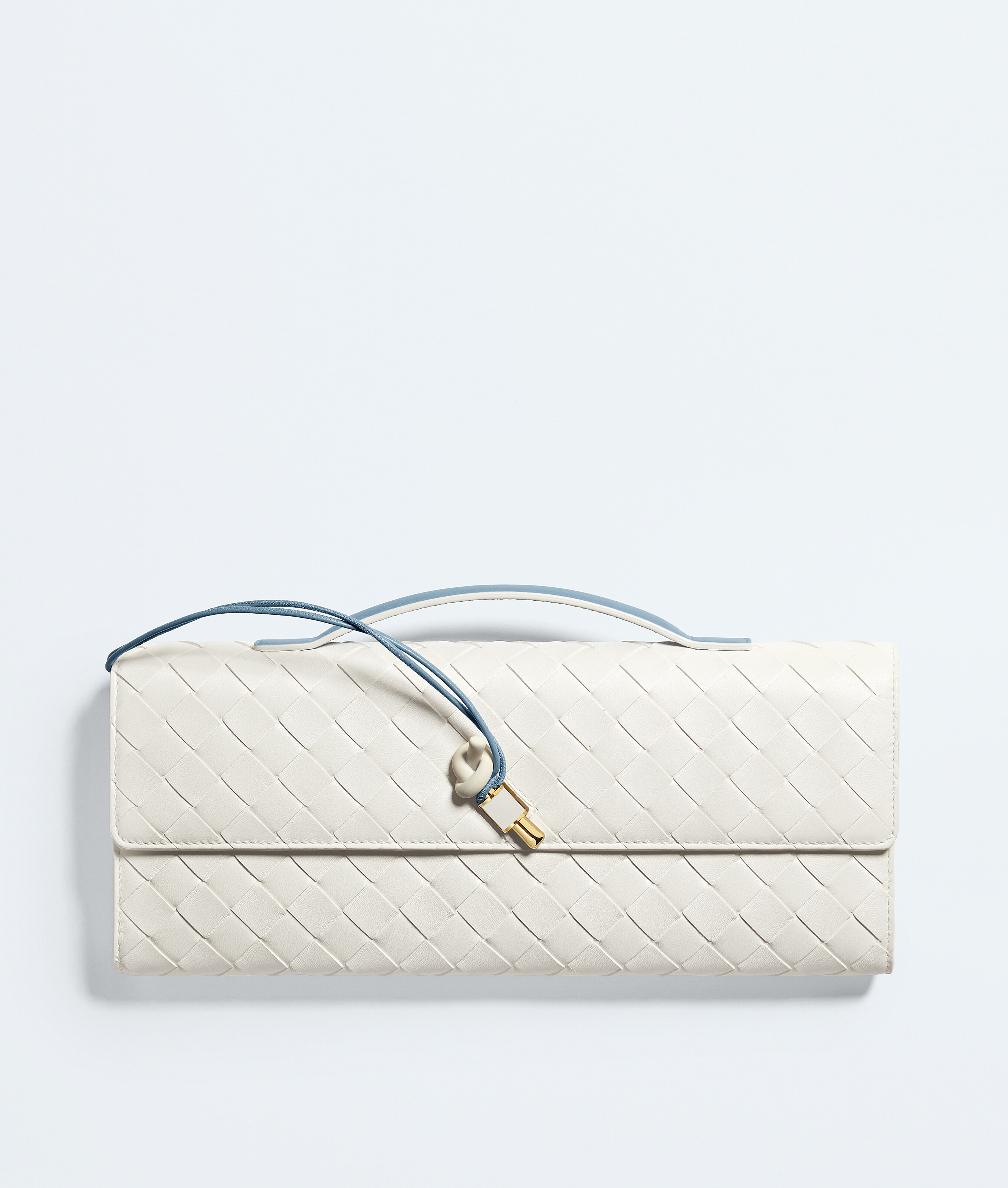 Bottega Veneta Blue Andiamo Clutch - Woman - U