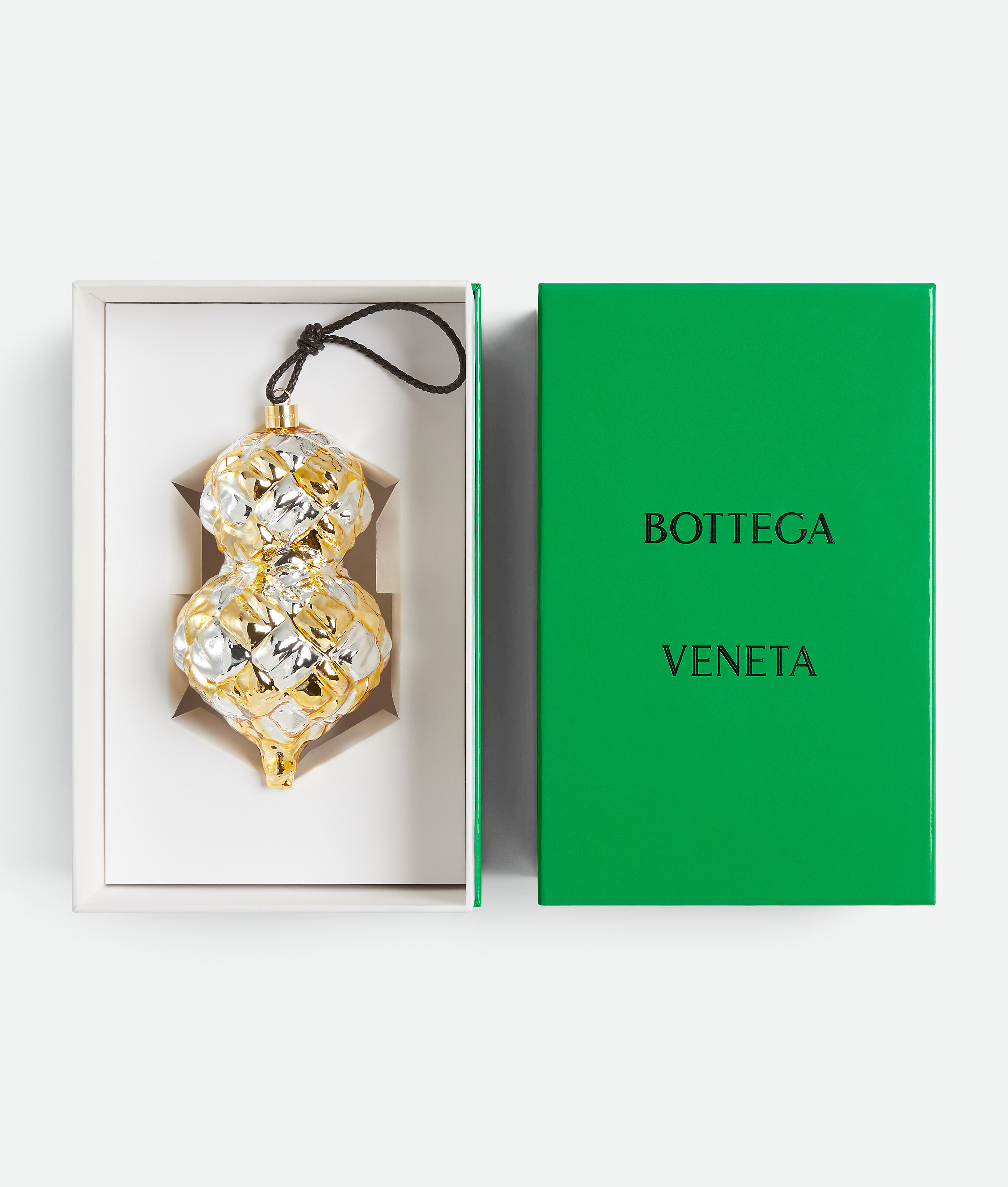 Check Ornament in Gold/silver Bottega Veneta Portugal EN - Image 2