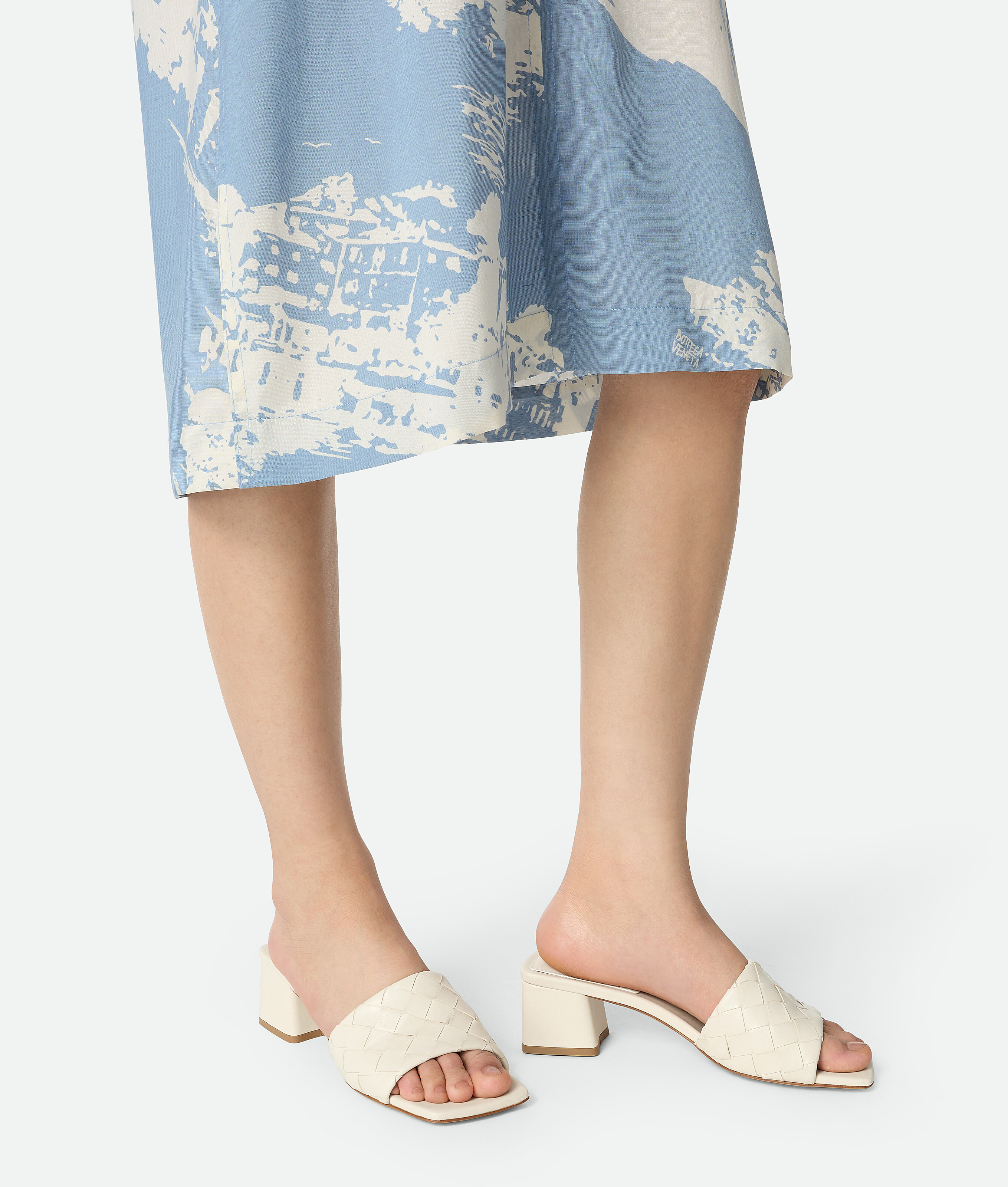 Mule Parco da Donna in Sea salt Bottega Veneta Italia IT - Image 2