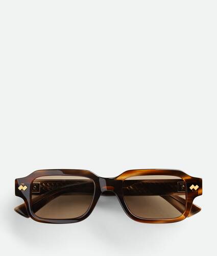 Display a large version of the product image 1 - Intrecciato Rectangular Sunglasses