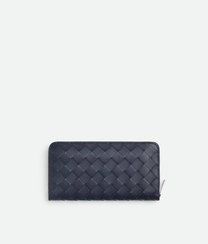 Intrecciato Zip Around Wallet