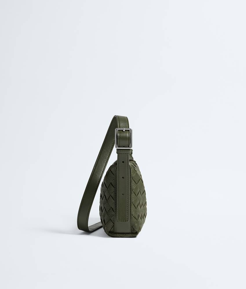 Men's Traveler Phone Pouch in Bark green Bottega Veneta Italy EN - Image 4