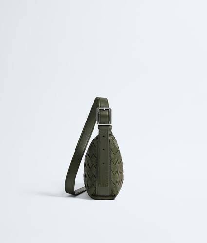 Men's Traveler Phone Pouch in Bark green Bottega Veneta Italy EN - Image 4