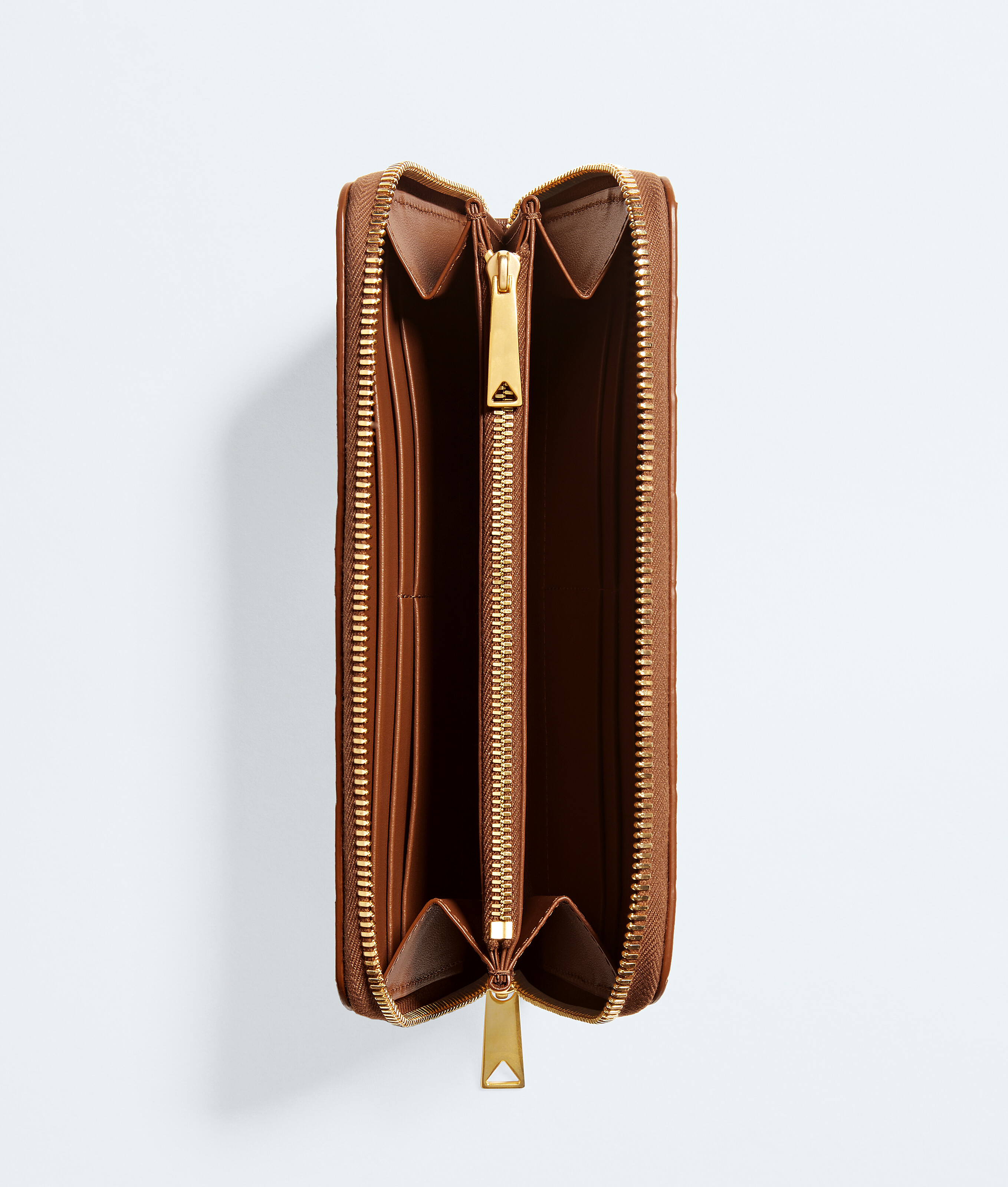 Women's Intrecciato Zip-Around Wallet in Tannin Bottega Veneta Luxembourg EN - Image 2