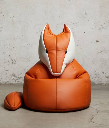 Medium Fox Pouf