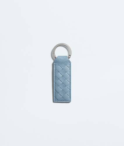 Men's Woven Mycelium Key Ring in Mineral Bottega Veneta Zimbabwe EN - Image 1