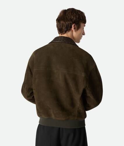 Suede Leather Blouson