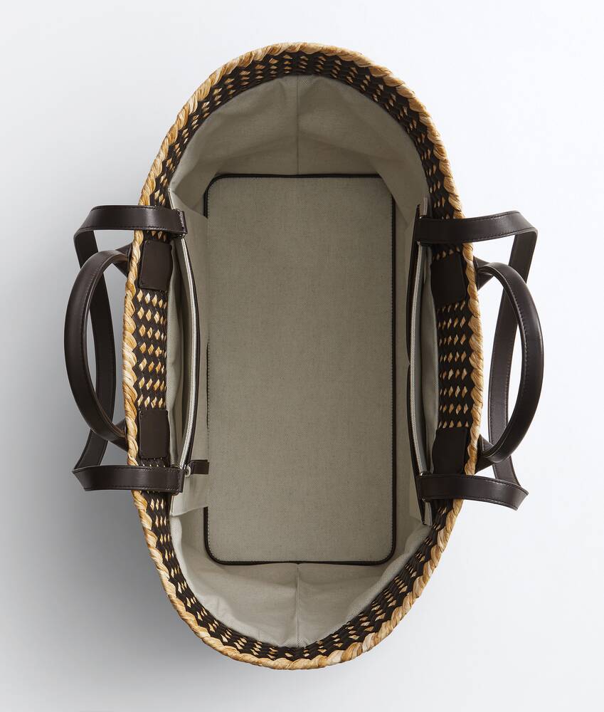 Men's Large Cabat Mare in Natural/espresso Bottega Veneta United Arab Emirates EN - Image 4