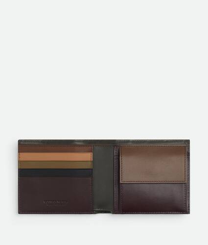 Intrecciato Bi-Fold Wallet With Coin Purse