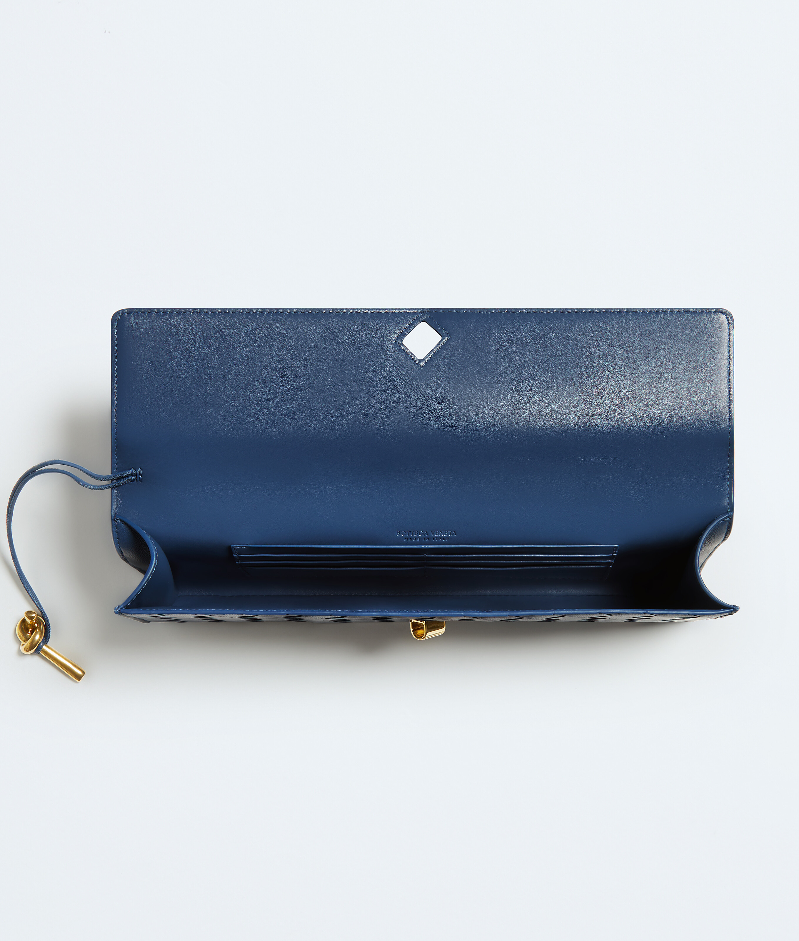Women's Andiamo Clutch in Blue venezia Bottega Veneta Luxembourg EN - Image 5