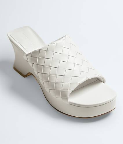Women's Rosita Wedge Mule in Alabaster Bottega Veneta Slovakia EN - Image 4