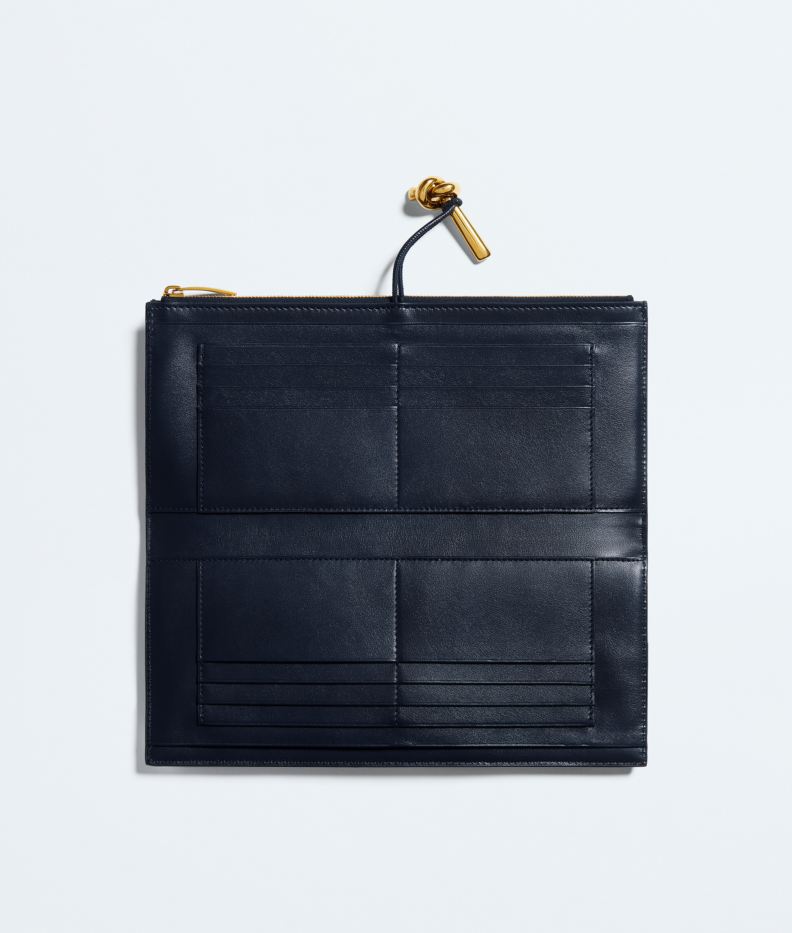Women's Andiamo Wallet Organizer in Midnight Bottega Veneta Luxembourg EN - Image 2