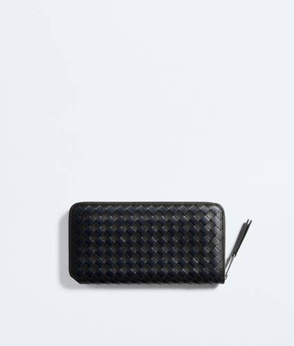 Intrecciato Piccolo Zip Around Wallet