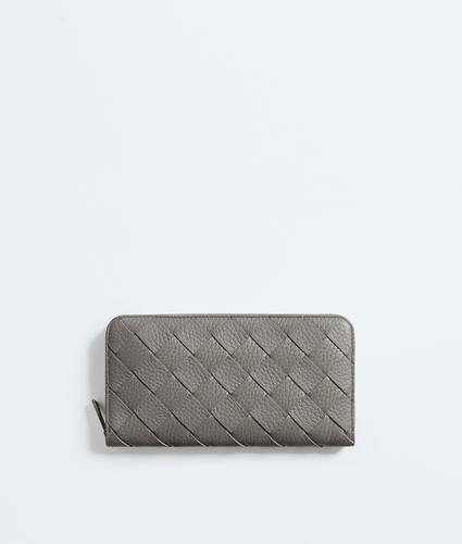 Intrecciato Zip Around Wallet